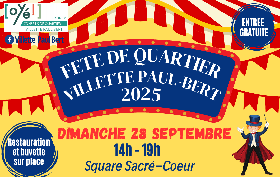 Fête de quartier Villette Paul Bert